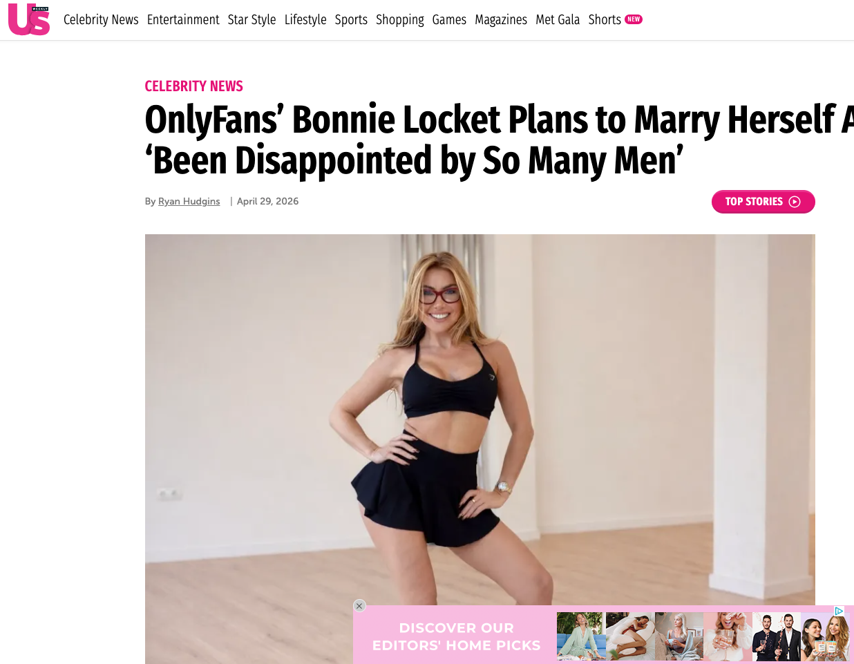 Celebrity weekly cover story on a leading creator